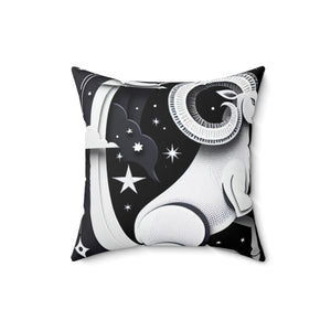 Aries and Leo - Polyester Square Pillow