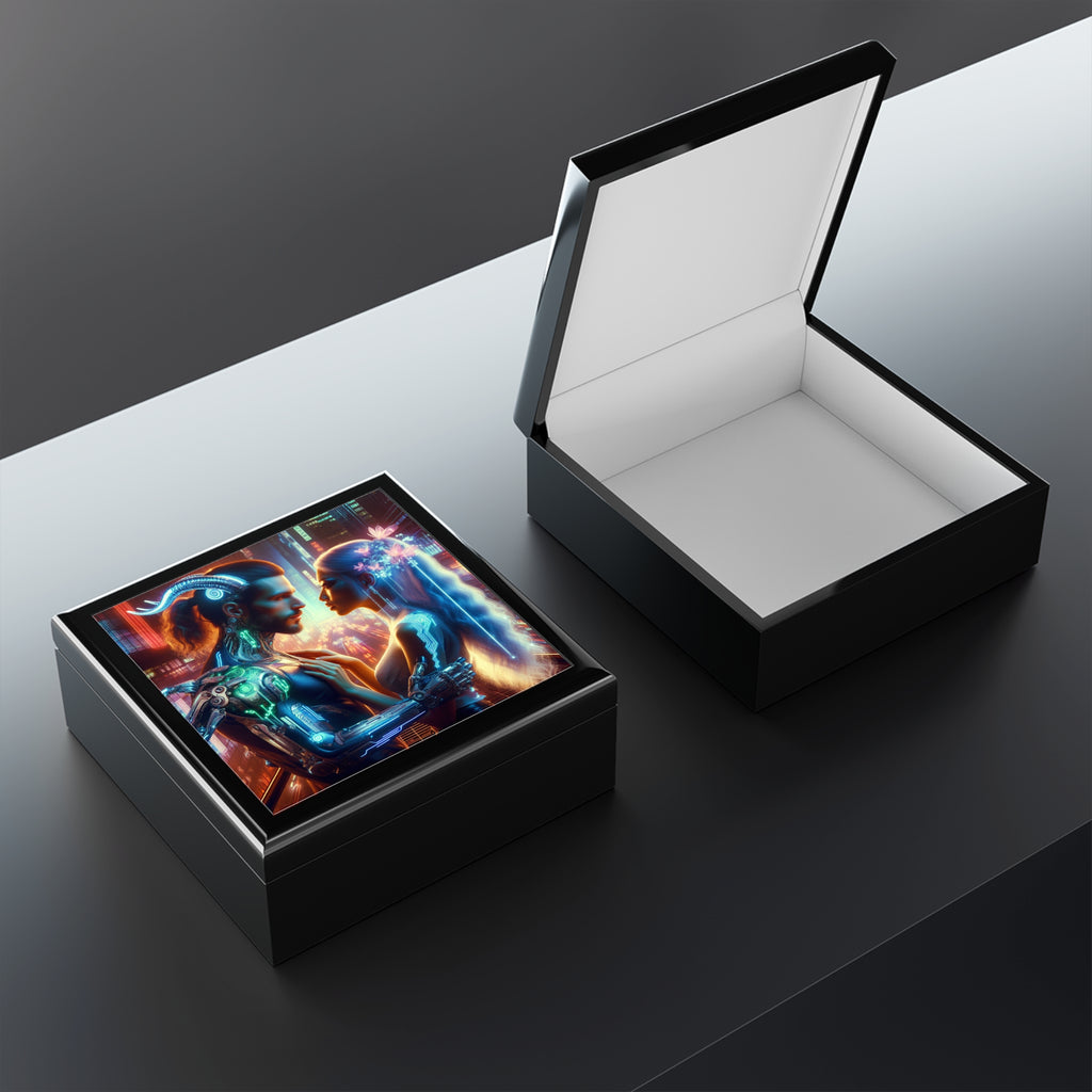 Cyber Love Illuminated Jewelry Box