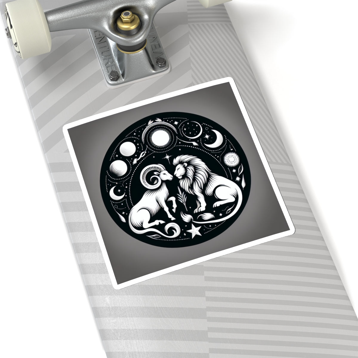 Astrological Lion Ram Sticker