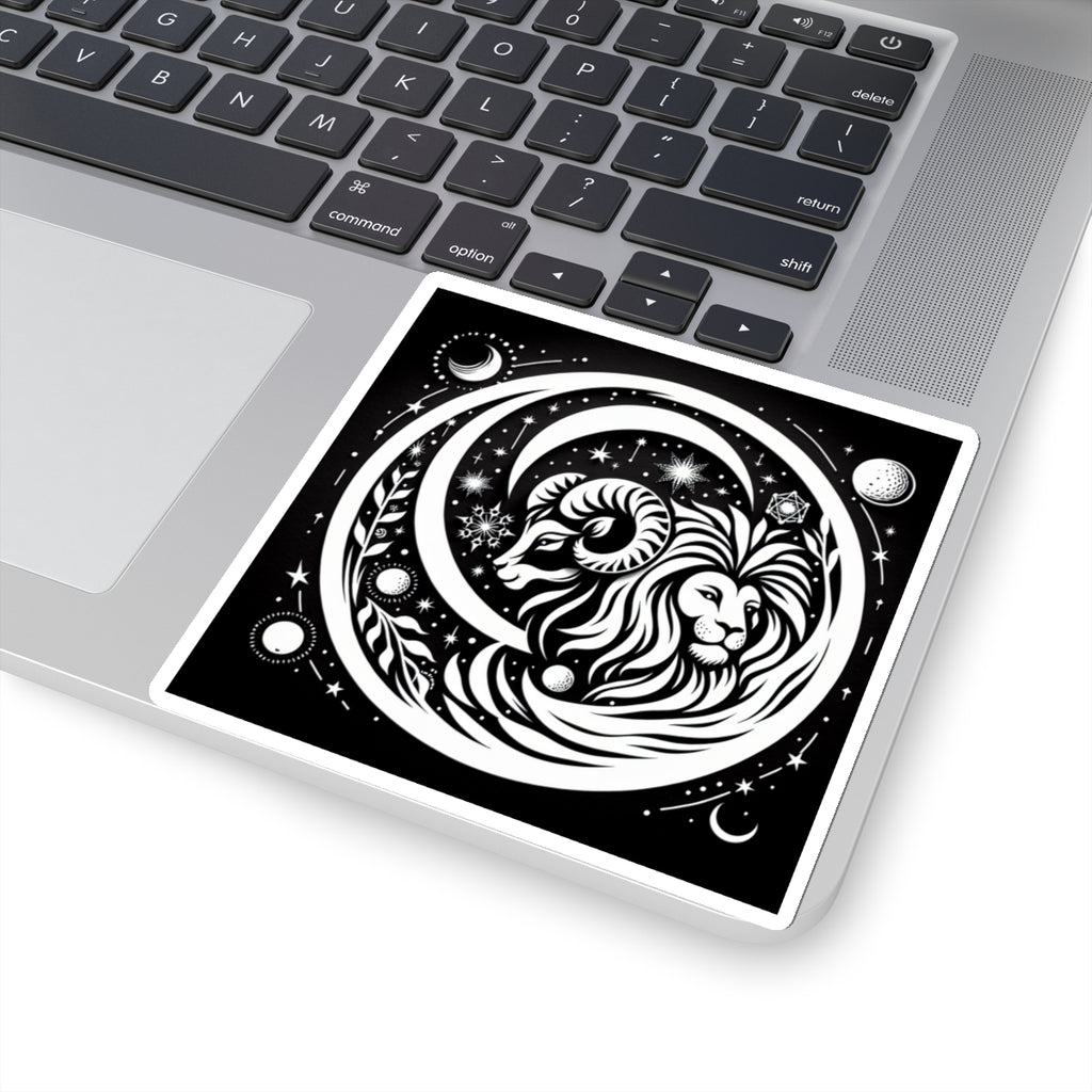 Celestial Lion Zodiac Sticker