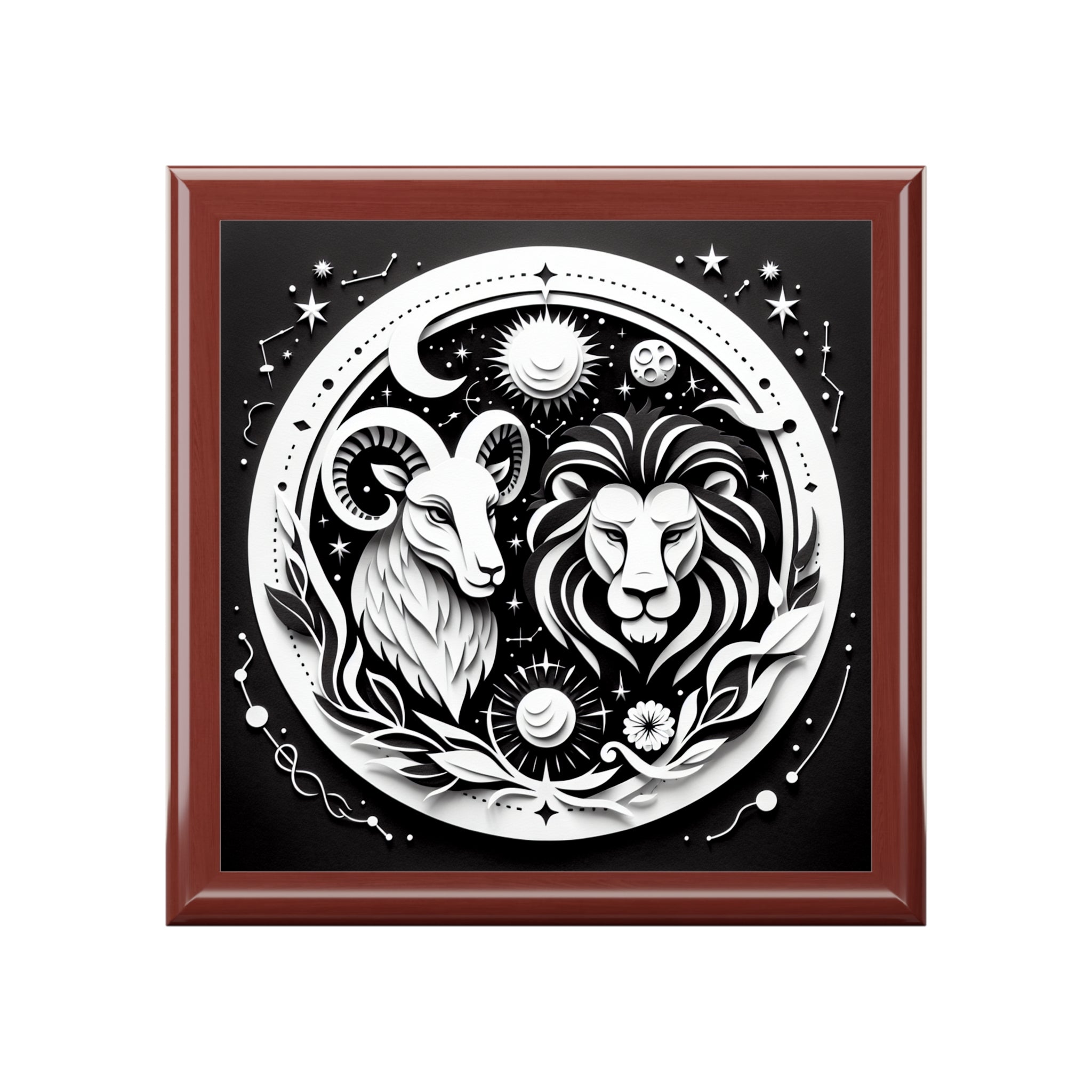 Celestial Zodiac Themed Jewelry Box