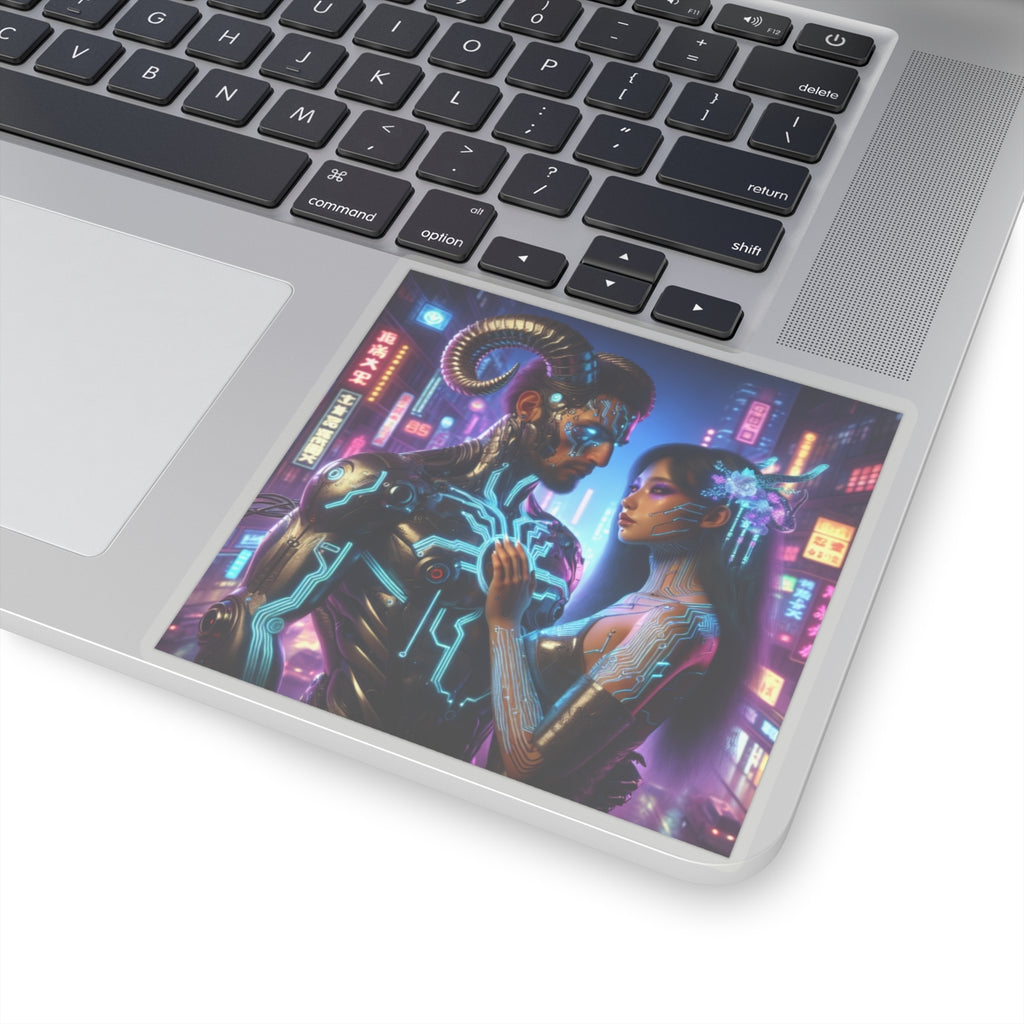 Cyber Love Neon Sticker