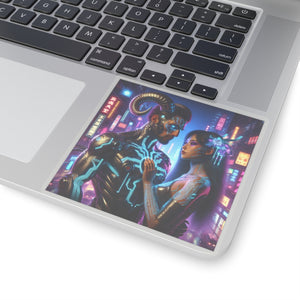 Cyber Love Neon Sticker