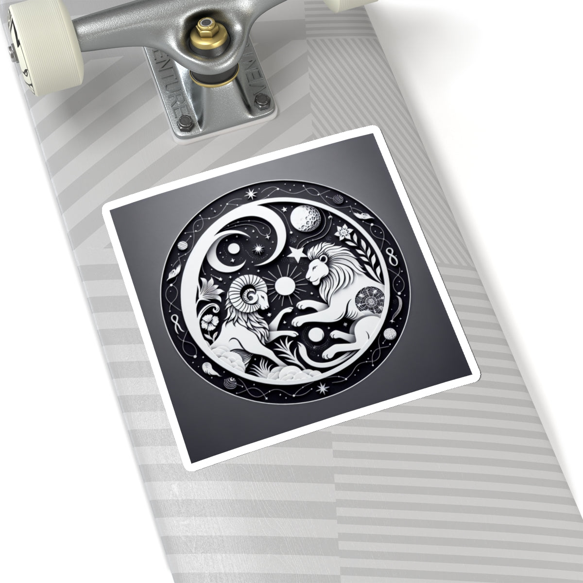 Celestial Lion Yin Yang Sticker
