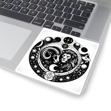 Load image into Gallery viewer, Astrological Lion and Ram Sticker
