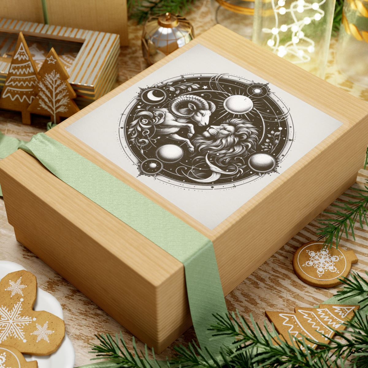 Astrological Lion Ram Sticker
