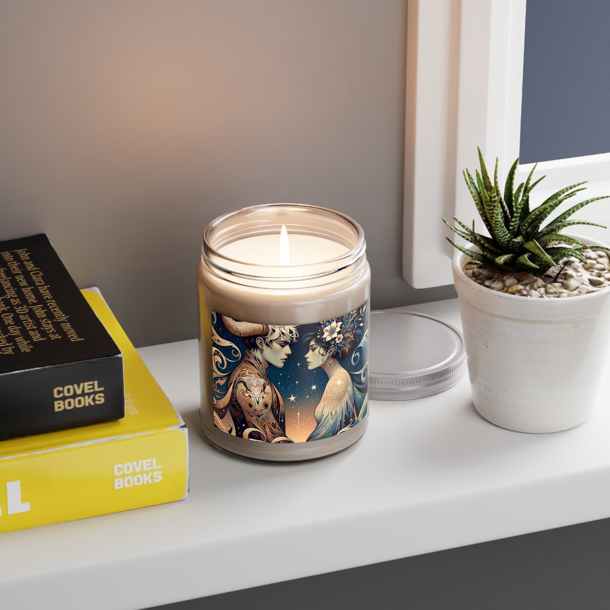 Starry Embrace Aromatics - Celestial Whispers Soy Candle, 9 oz.