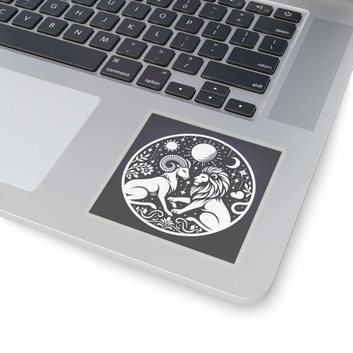 Celestial Lion and Ram Sticker