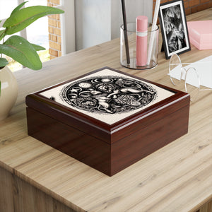 Astrological Lions Elegant Jewelry Box