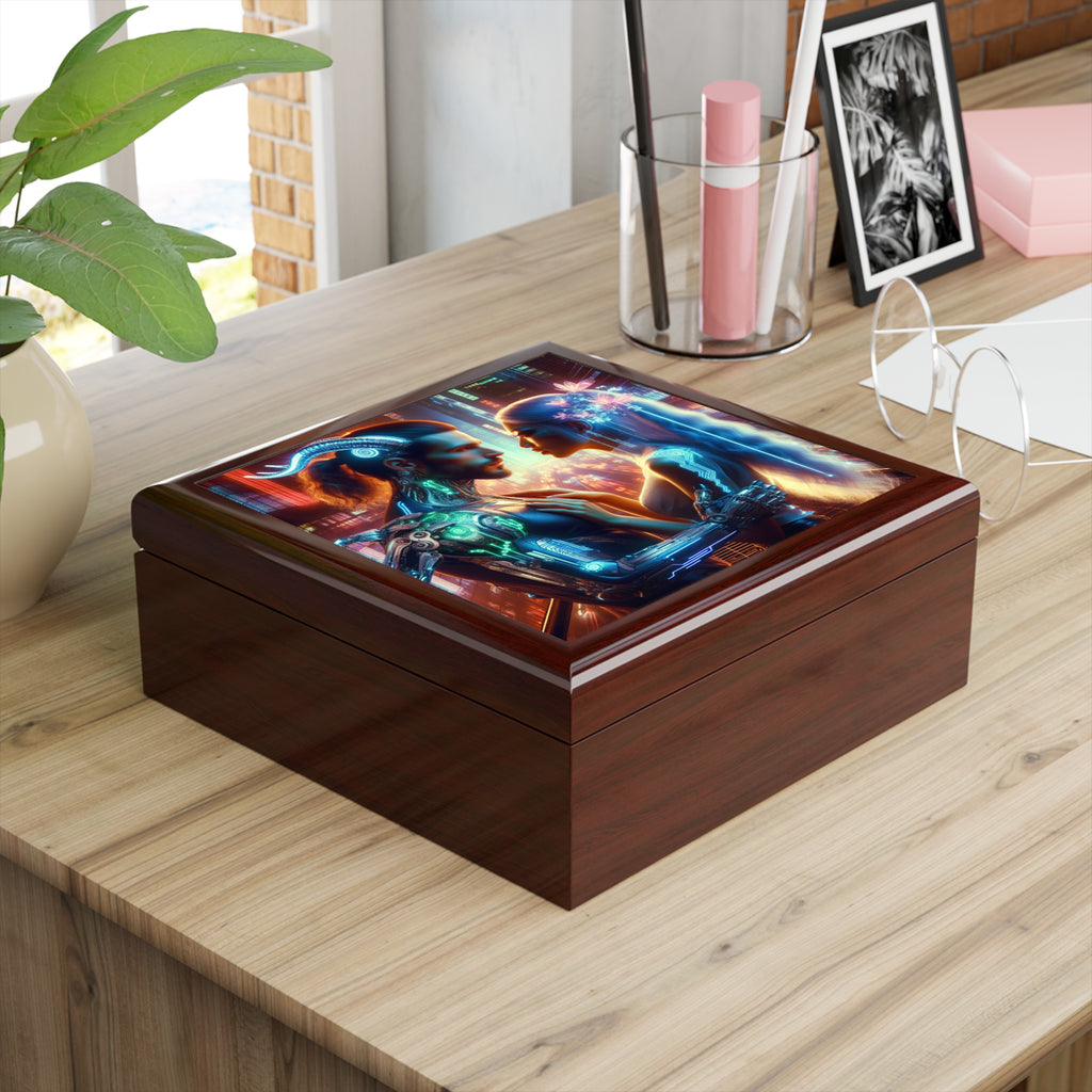 Cyber Love Illuminated Jewelry Box