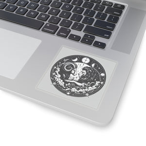 Astrological Ram and Lion Sticker