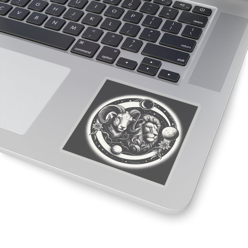 Celestial Lion and Ram Sticker