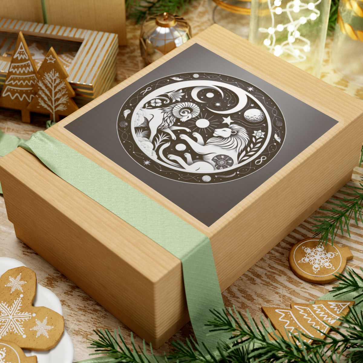 Celestial Lion Yin Yang Sticker
