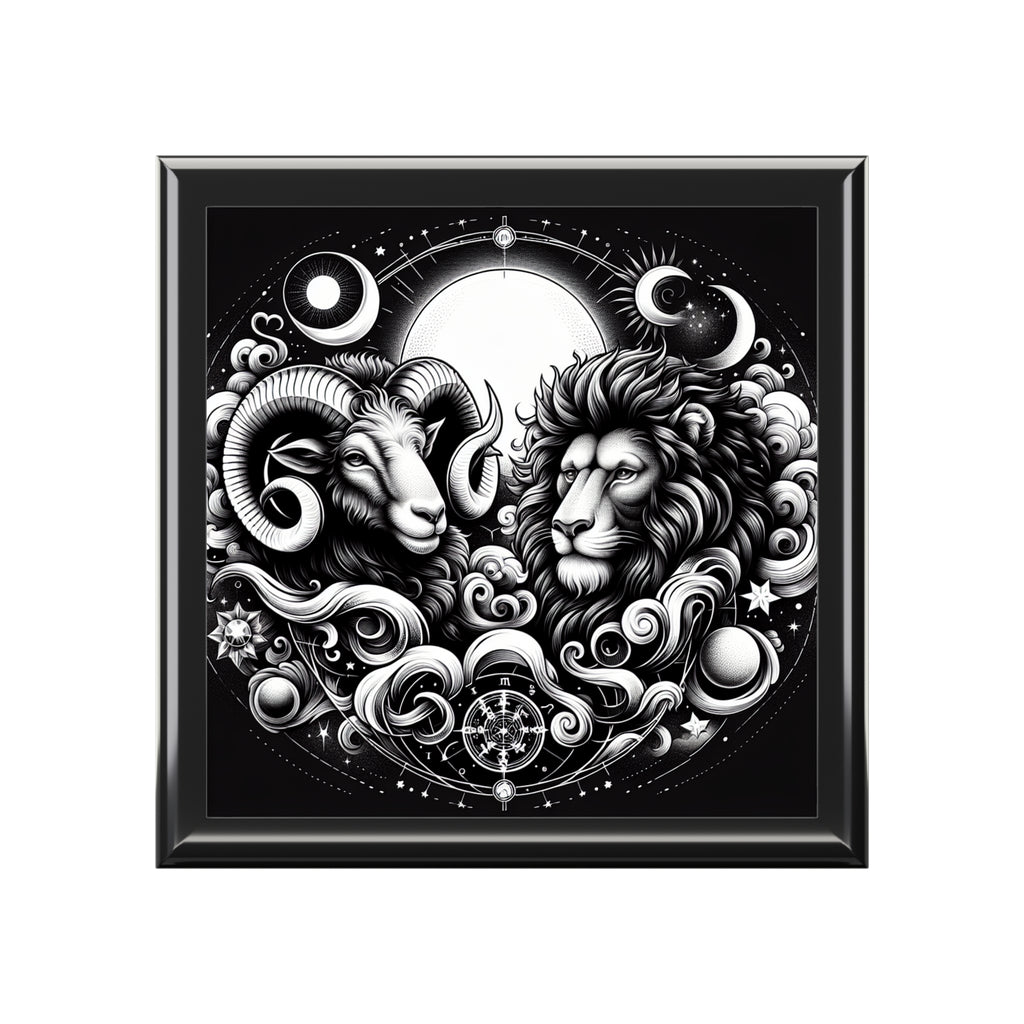 Celestial Zodiac Themed Jewelry Box