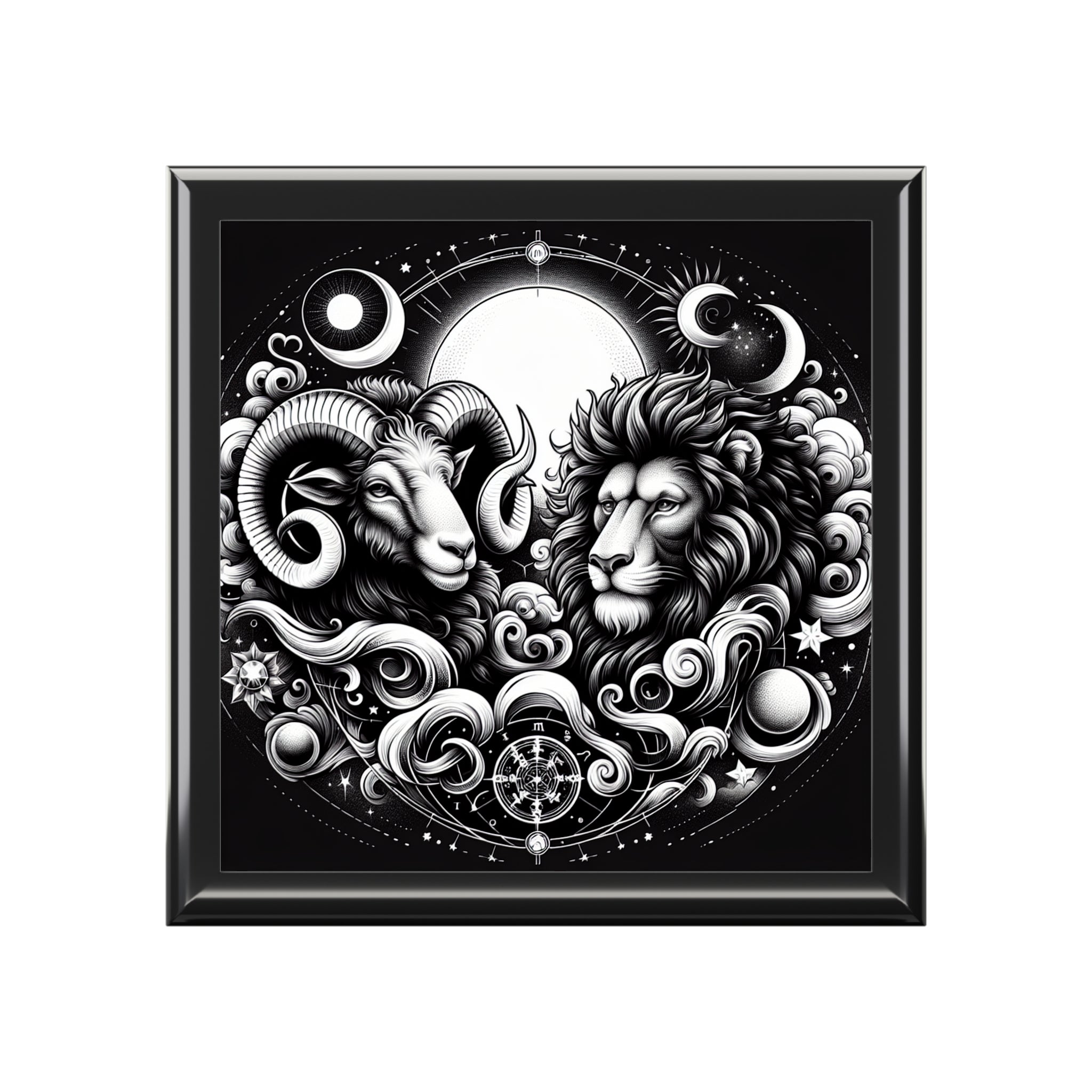 Celestial Zodiac Themed Jewelry Box