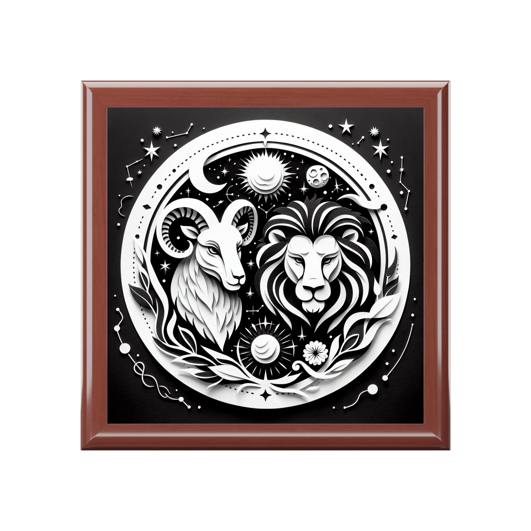 Celestial Zodiac Themed Jewelry Box