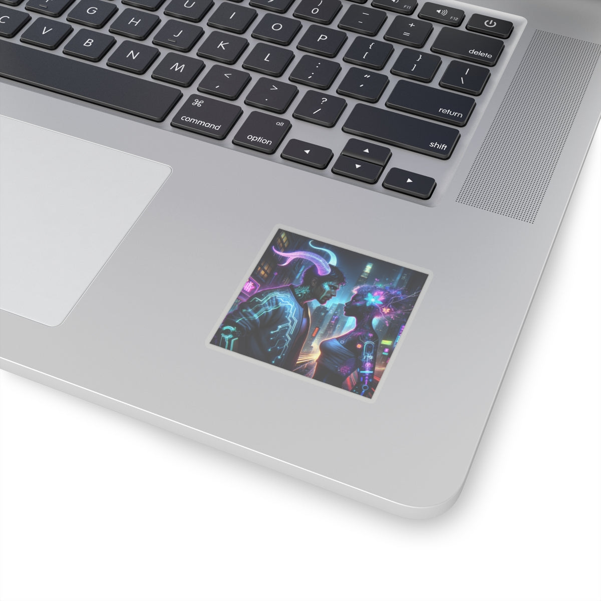 Cyberpunk Romance Kiss-Cut Sticker
