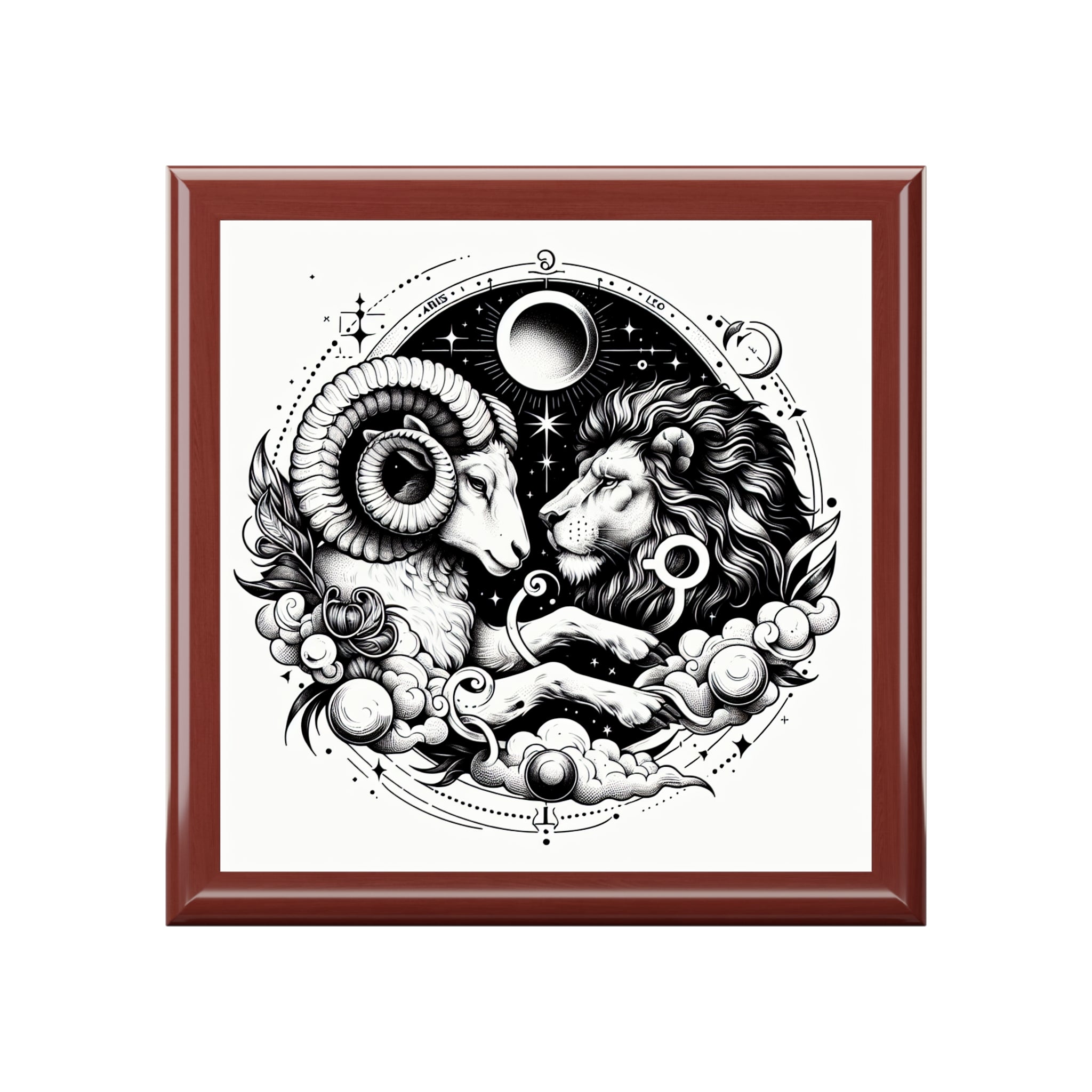 Celestial Zodiac Themed Jewelry Box