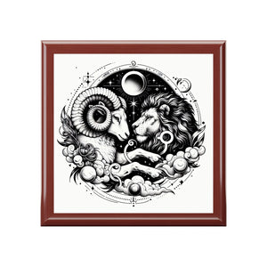 Celestial Zodiac Themed Jewelry Box