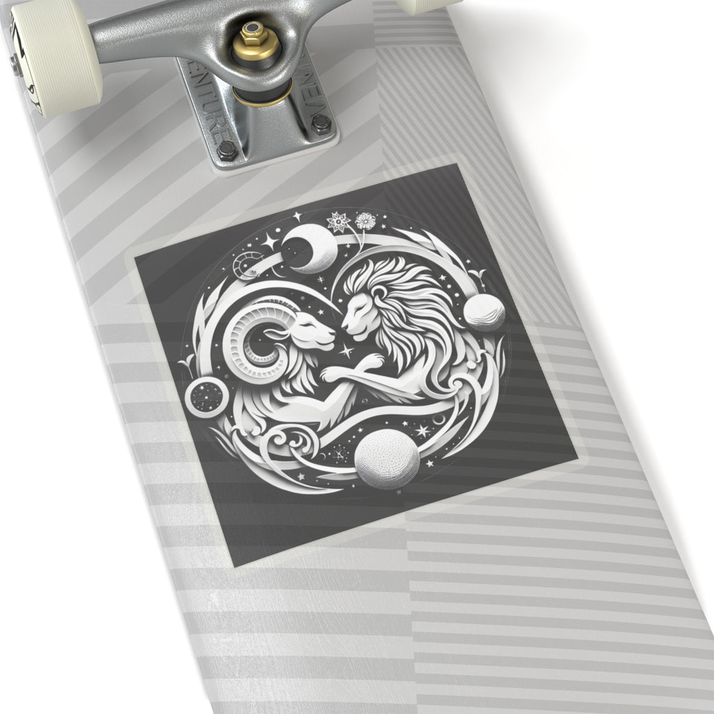 Celestial Lion and Ram Sticker