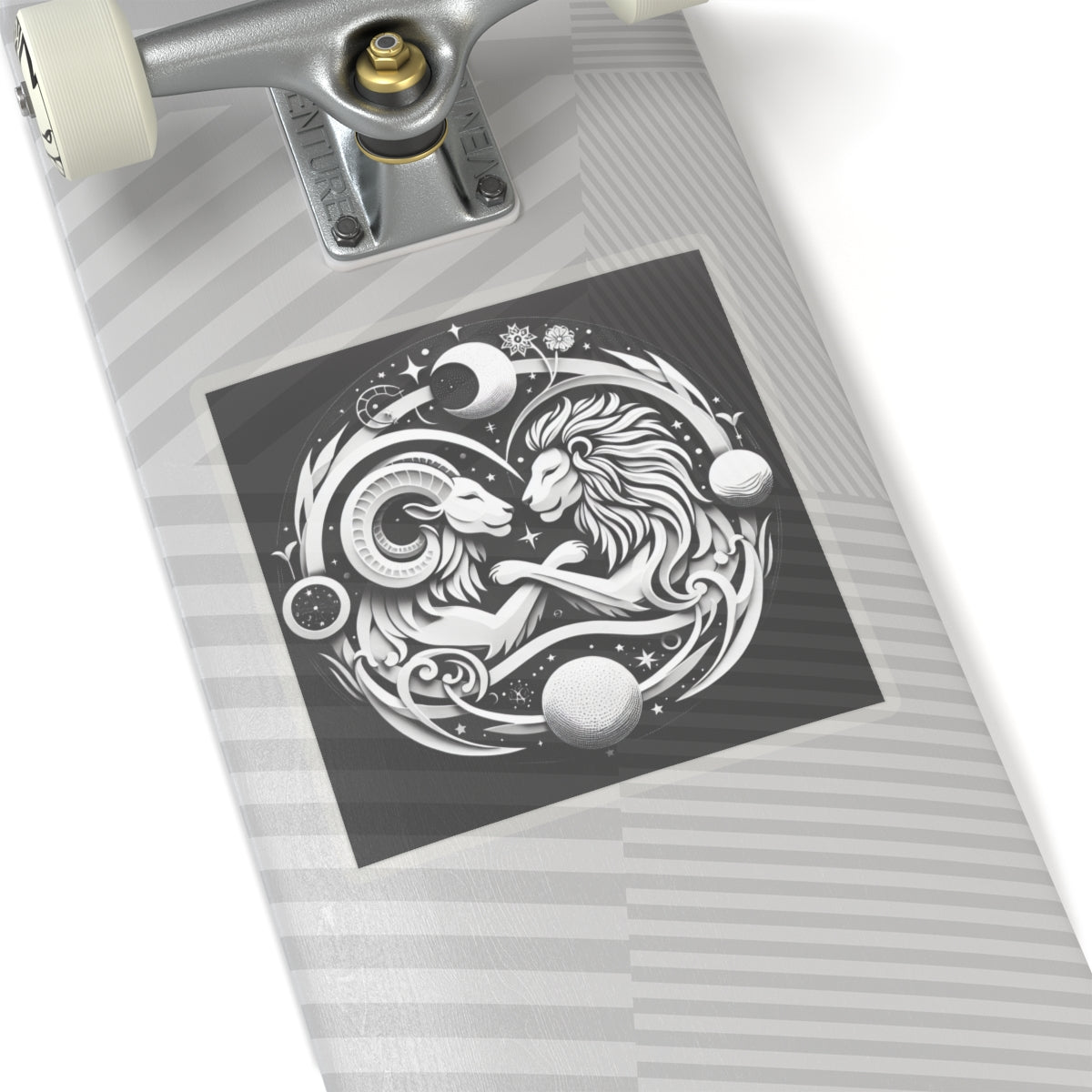 Celestial Lion and Ram Sticker