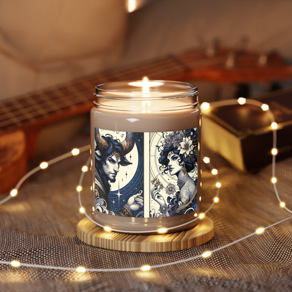 Zodiac Harmony Collection: Taurus & Virgo Scented Soy Candle, 9 oz.