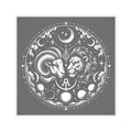Celestial Zodiac Ram Lion Sticker
