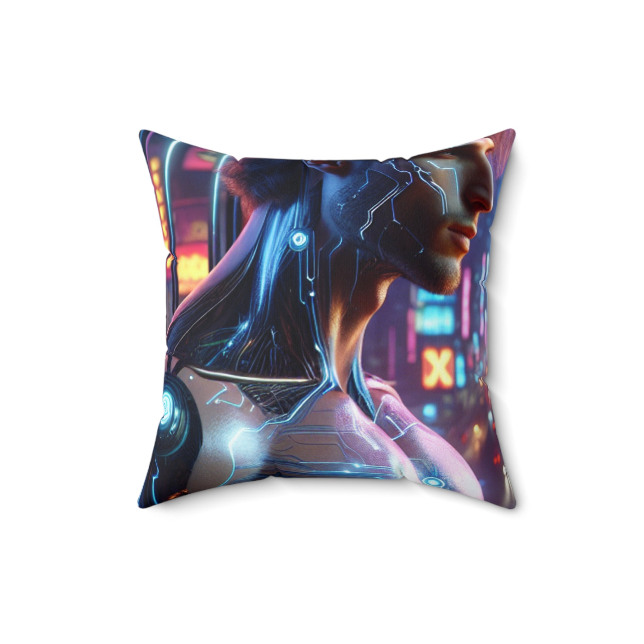 Lorenzo Bellucci - Polyester Square Pillow