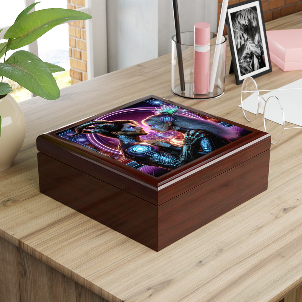 Cyber Love Illuminated Jewelry Box