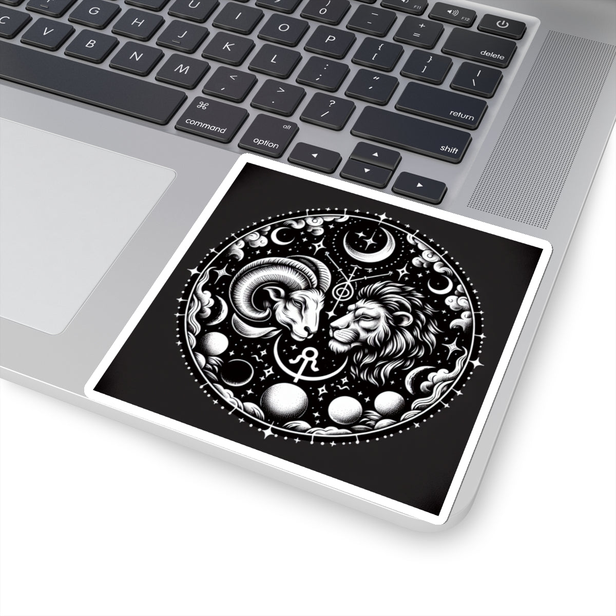 Celestial Zodiac Ram Lion Sticker