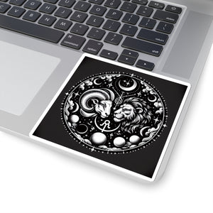 Celestial Zodiac Ram Lion Sticker