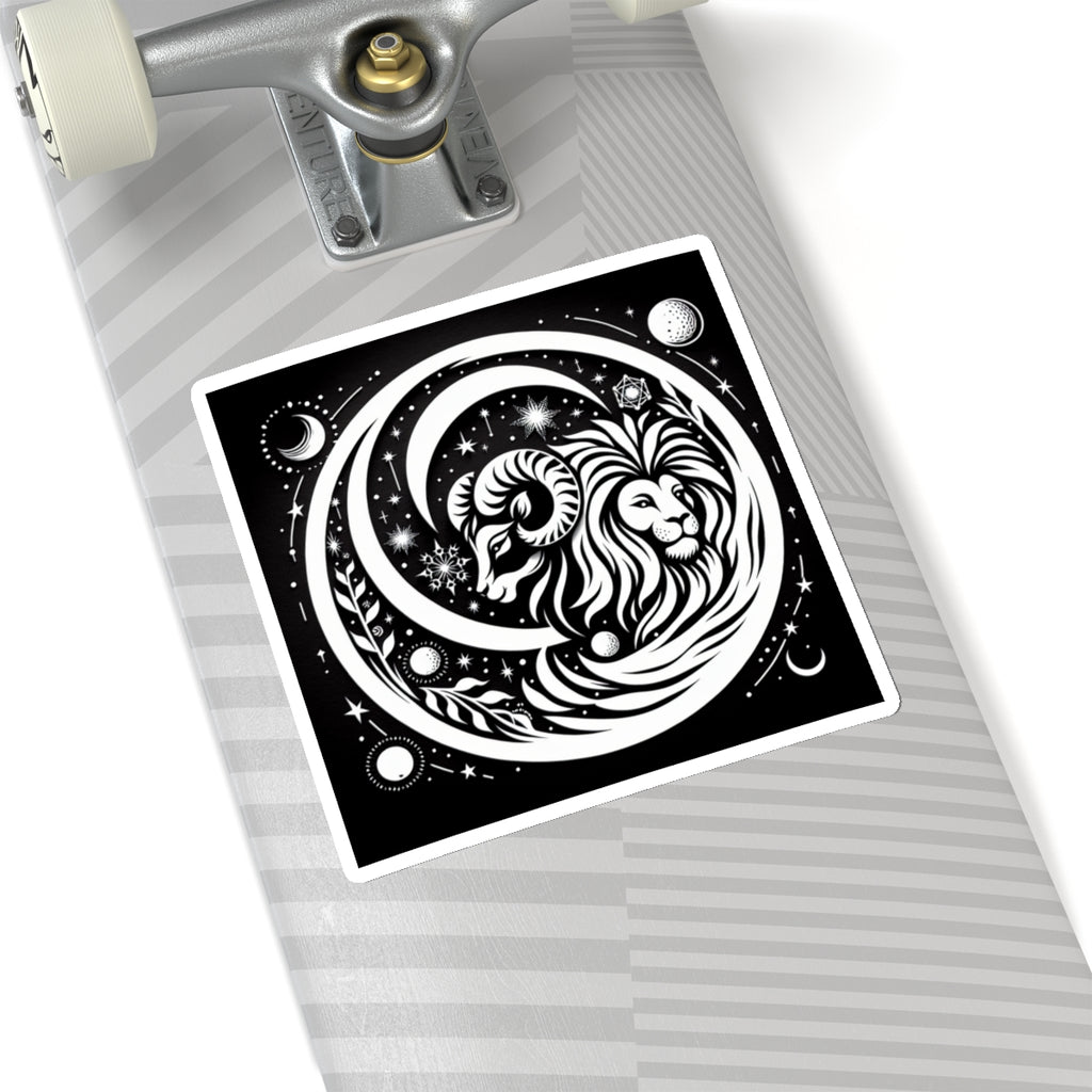 Celestial Lion Zodiac Sticker