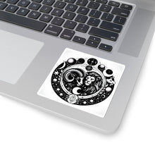Load image into Gallery viewer, Astrological Lion and Ram Sticker
