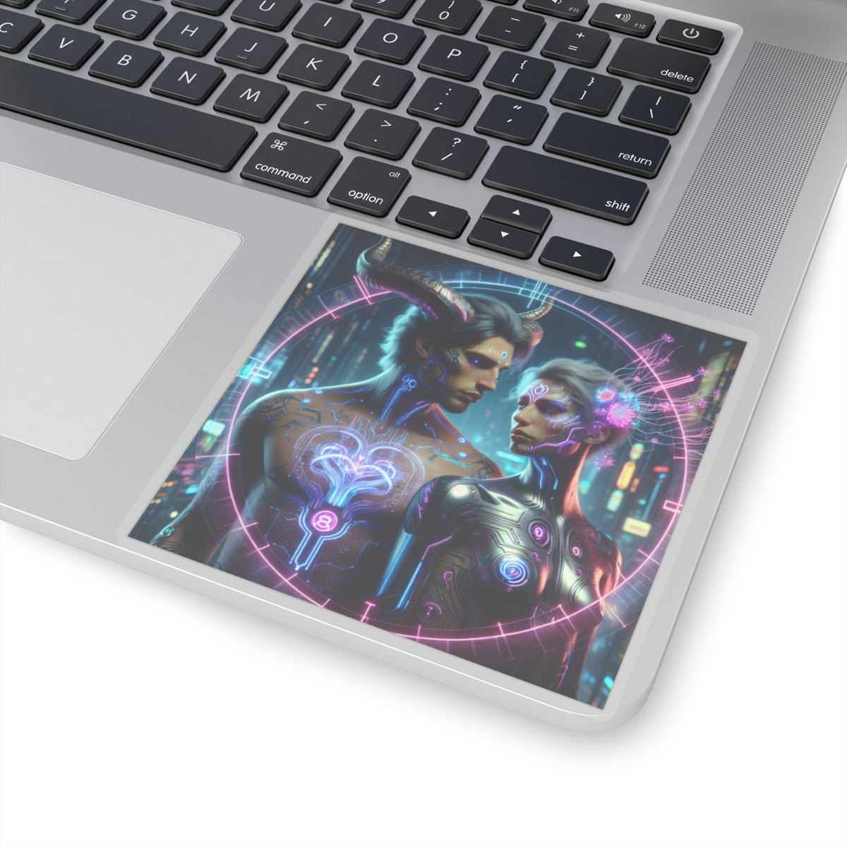 Cyber Love Neon Sticker