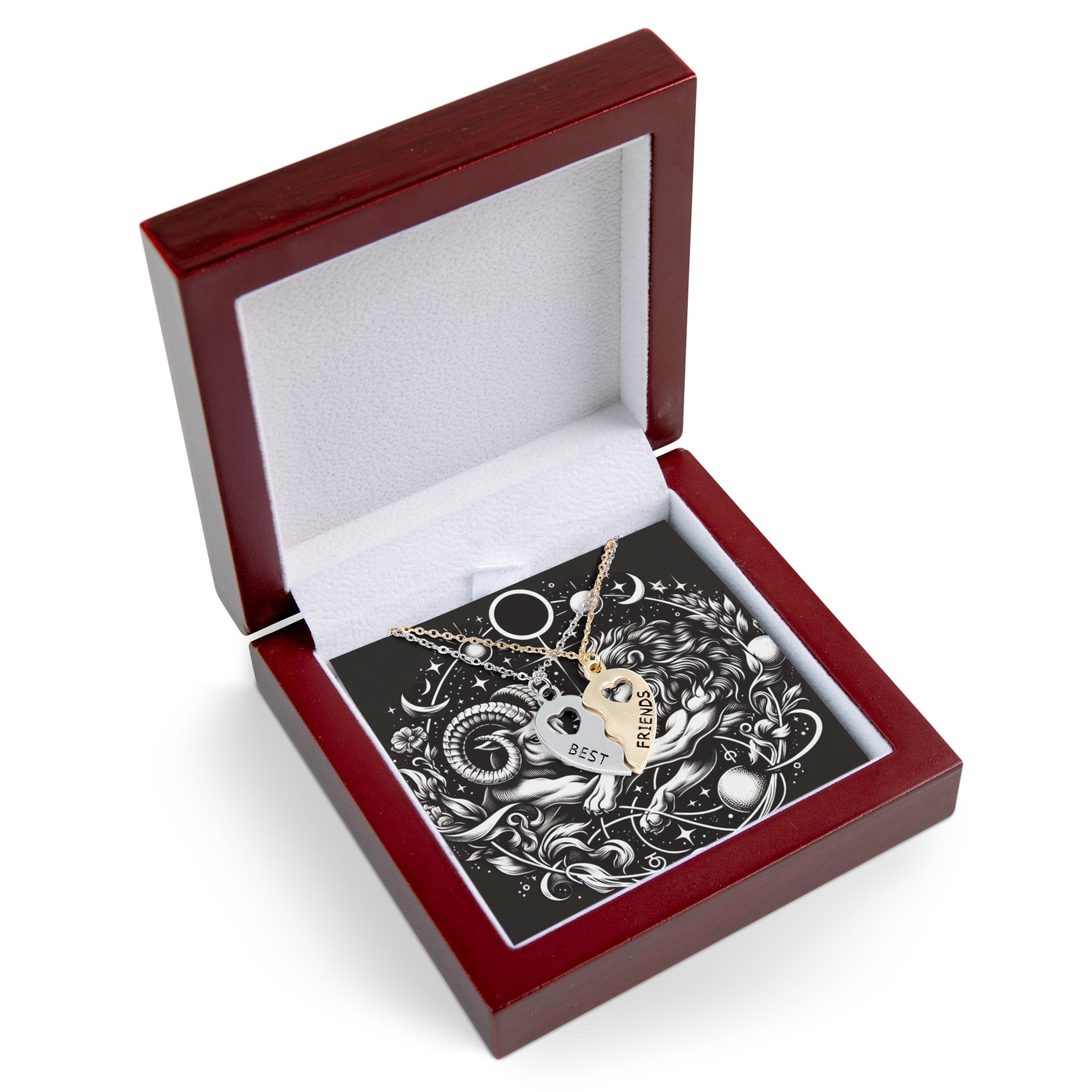 Zodiac-Inspired Cosmic Love Necklace