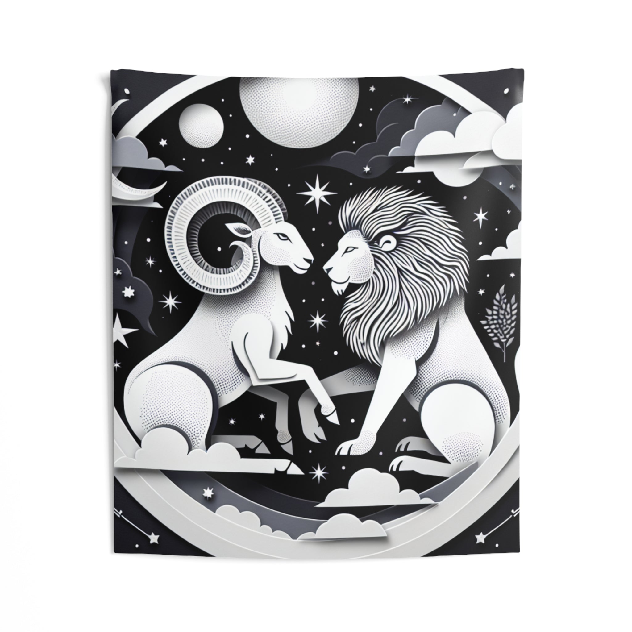 Aries and Leo- Tapestry