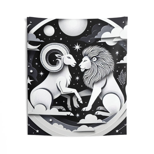 Aries and Leo- Tapestry
