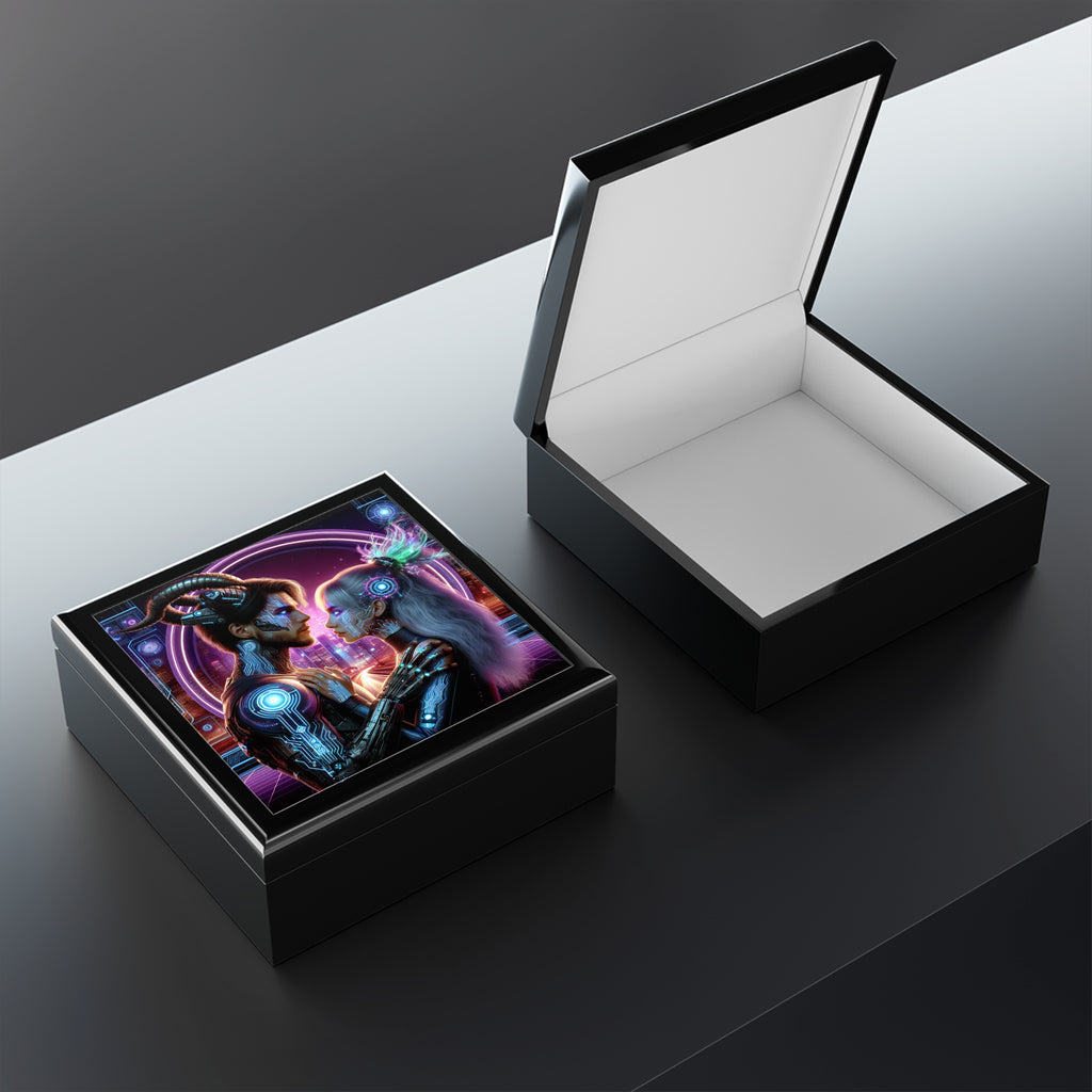 Cyber Love Illuminated Jewelry Box