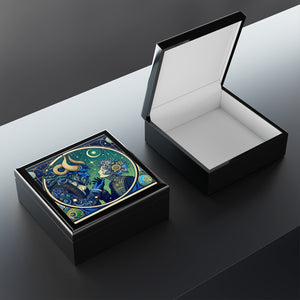 Celestial Zodiac Themed Jewelry Box