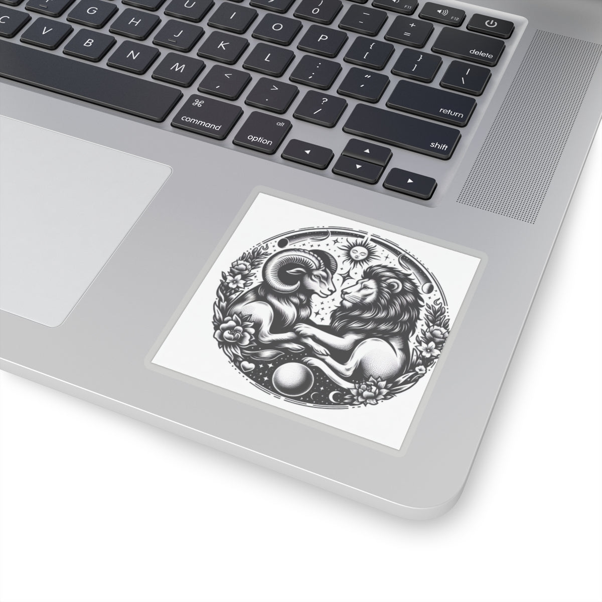 Celestial Lion and Ram Sticker