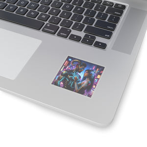 Cyber Love Neon Sticker