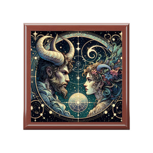 Celestial Zodiac Themed Jewelry Box