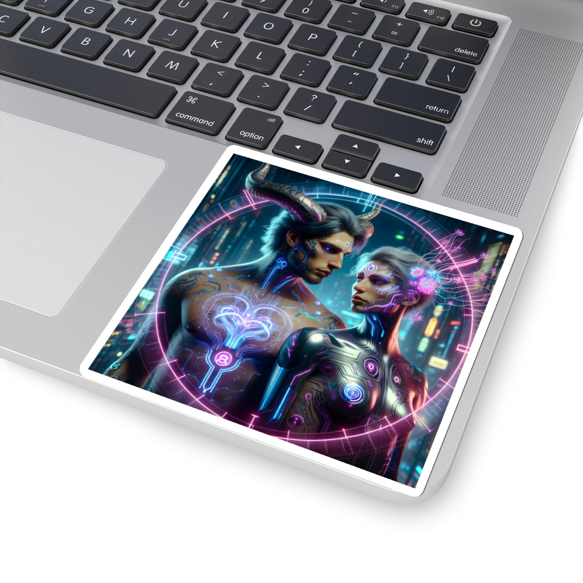 Cyber Love Neon Sticker