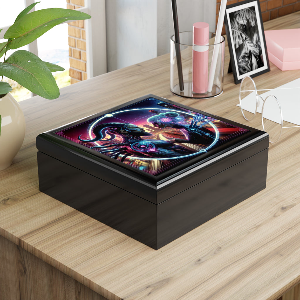 Cyber Love Illuminated Jewelry Box