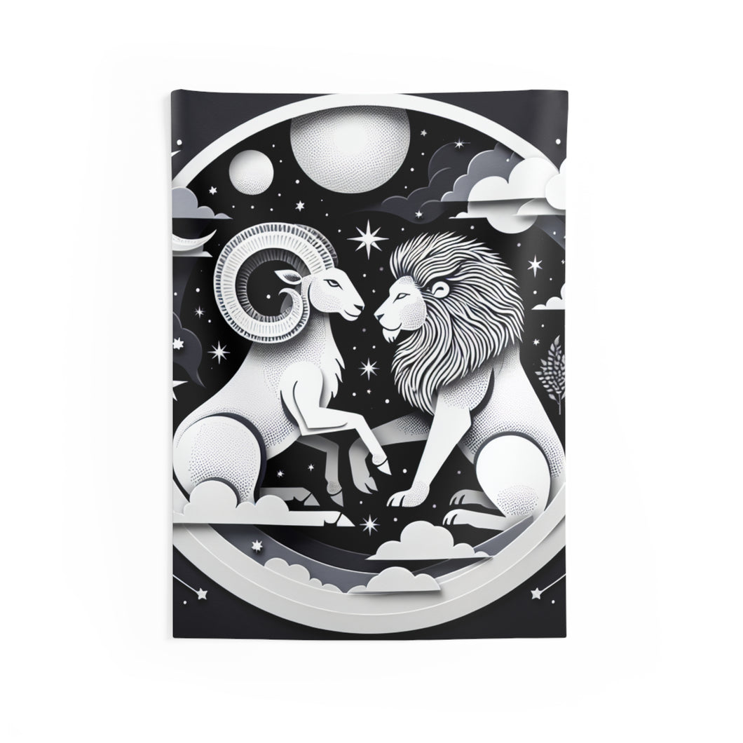 Aries and Leo- Tapestry