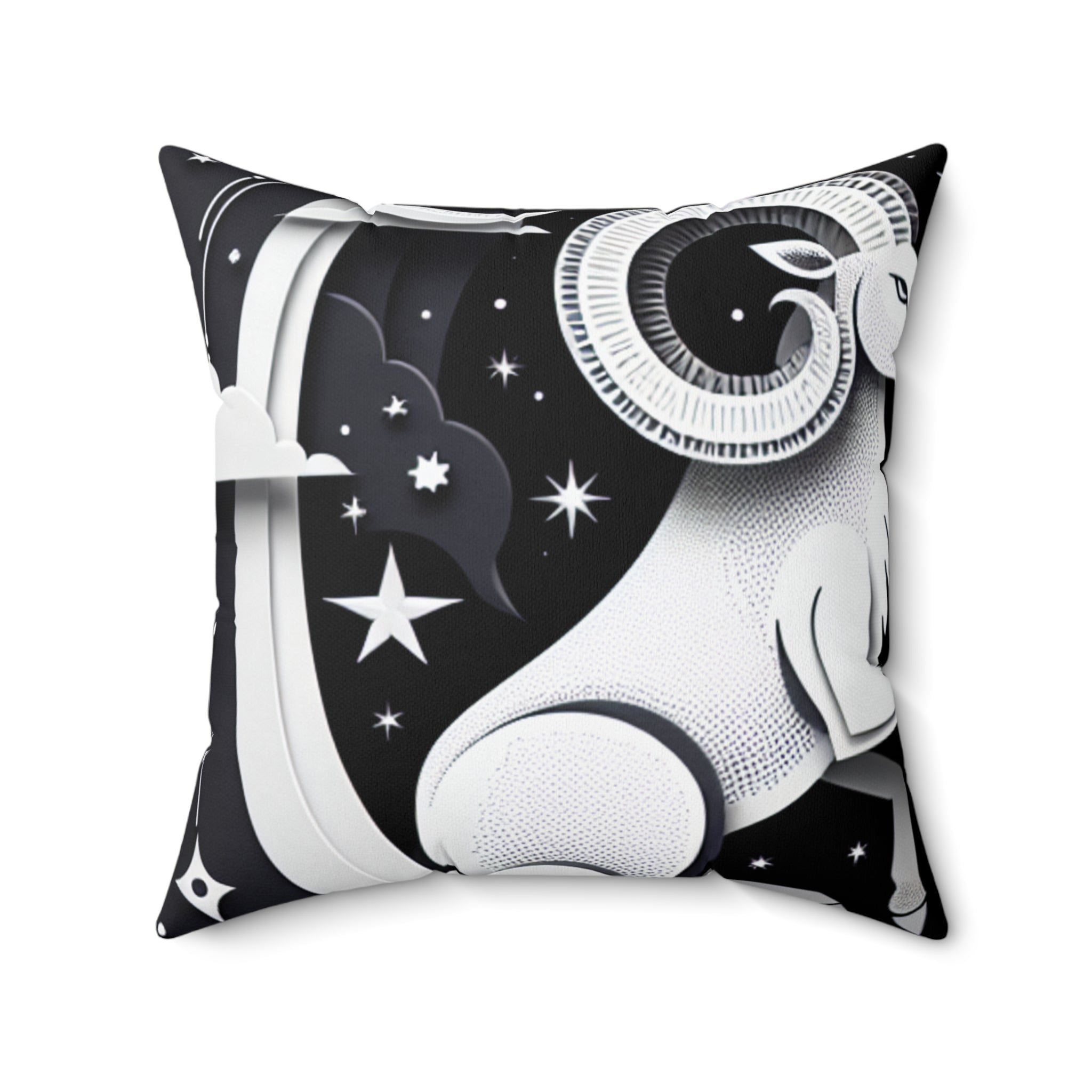 Aries and Leo - Polyester Square Pillow