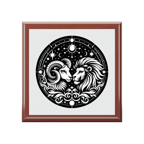 Celestial Zodiac Ram Lion Box