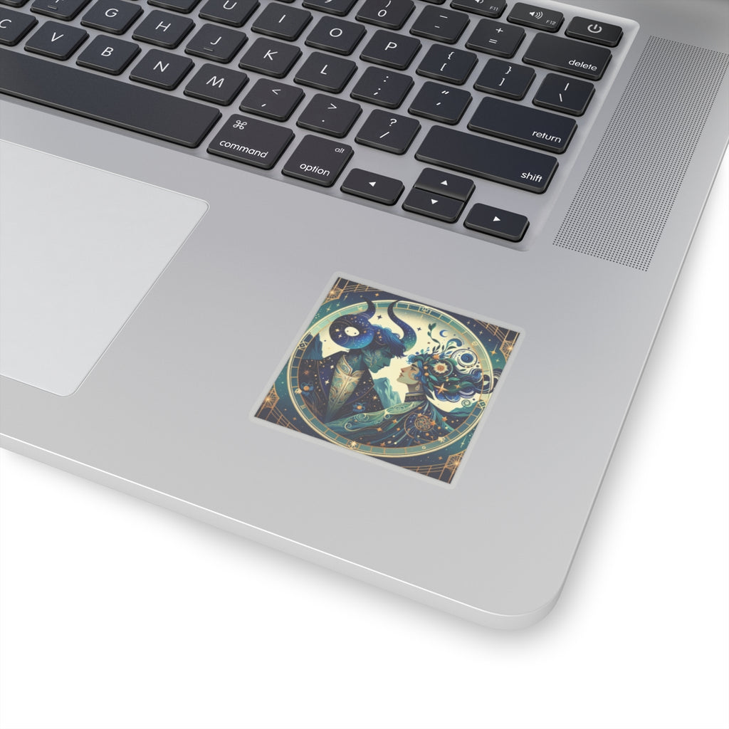 Celestial Zodiac Embrace Sticker