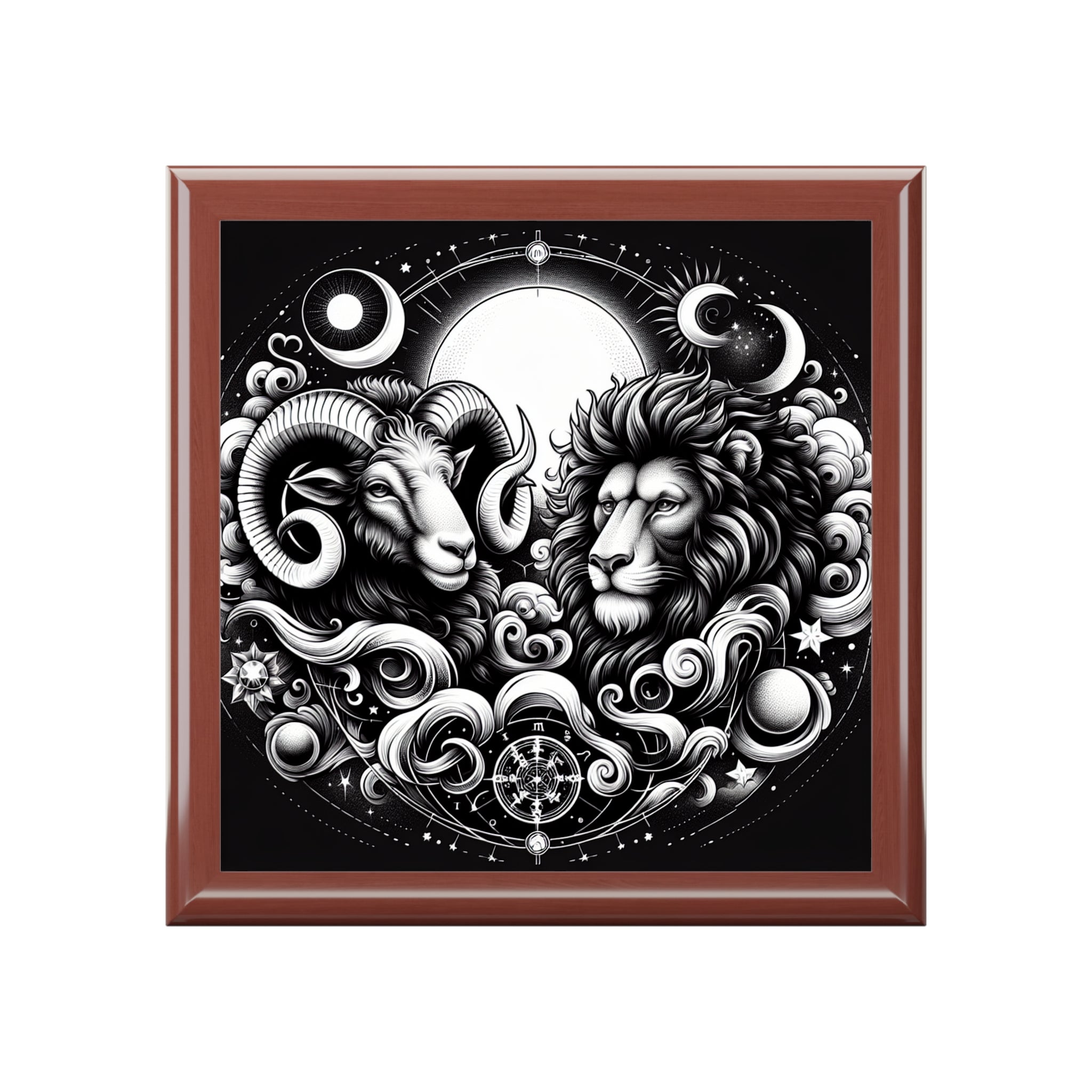 Celestial Zodiac Themed Jewelry Box