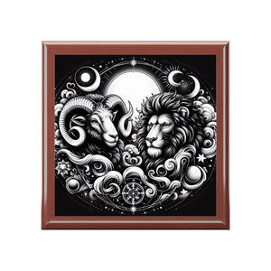 Celestial Zodiac Themed Jewelry Box